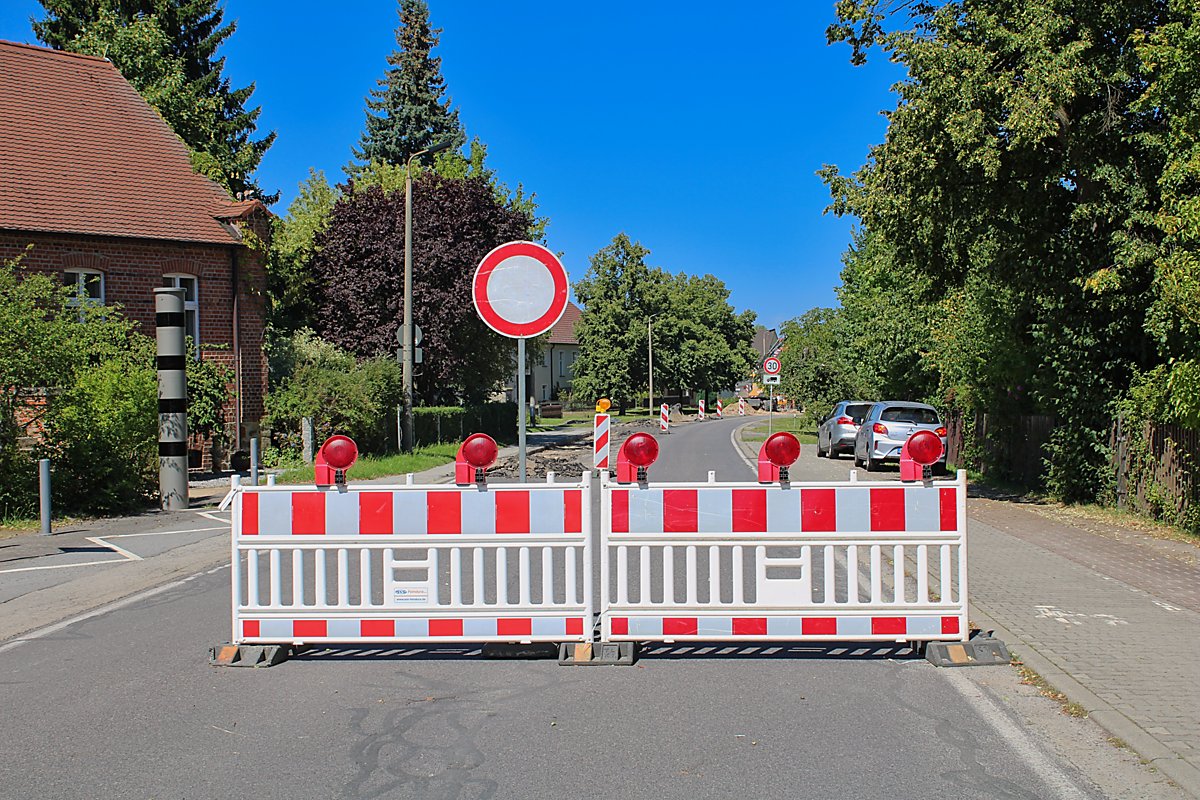 Gesperrt: Hier ist im Moment kein Durchkommen