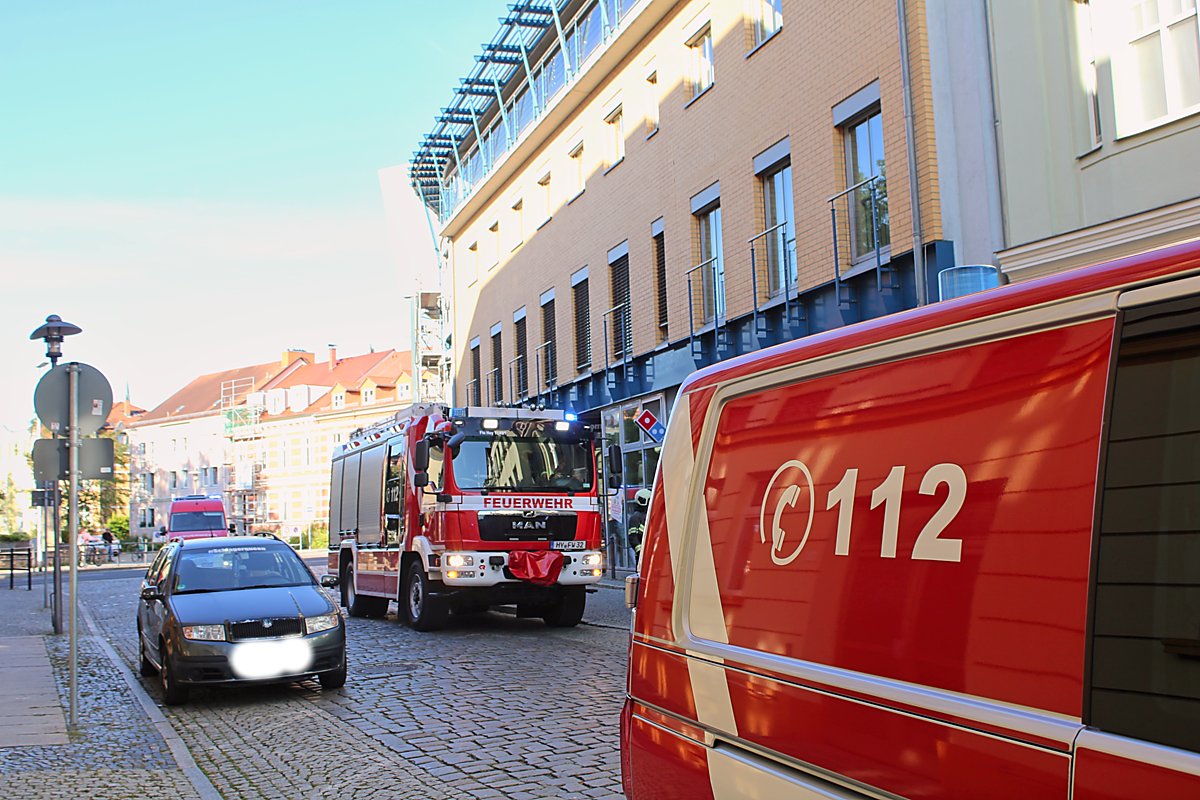 Feuerwehreinsatz am fünfarmigen Knoten