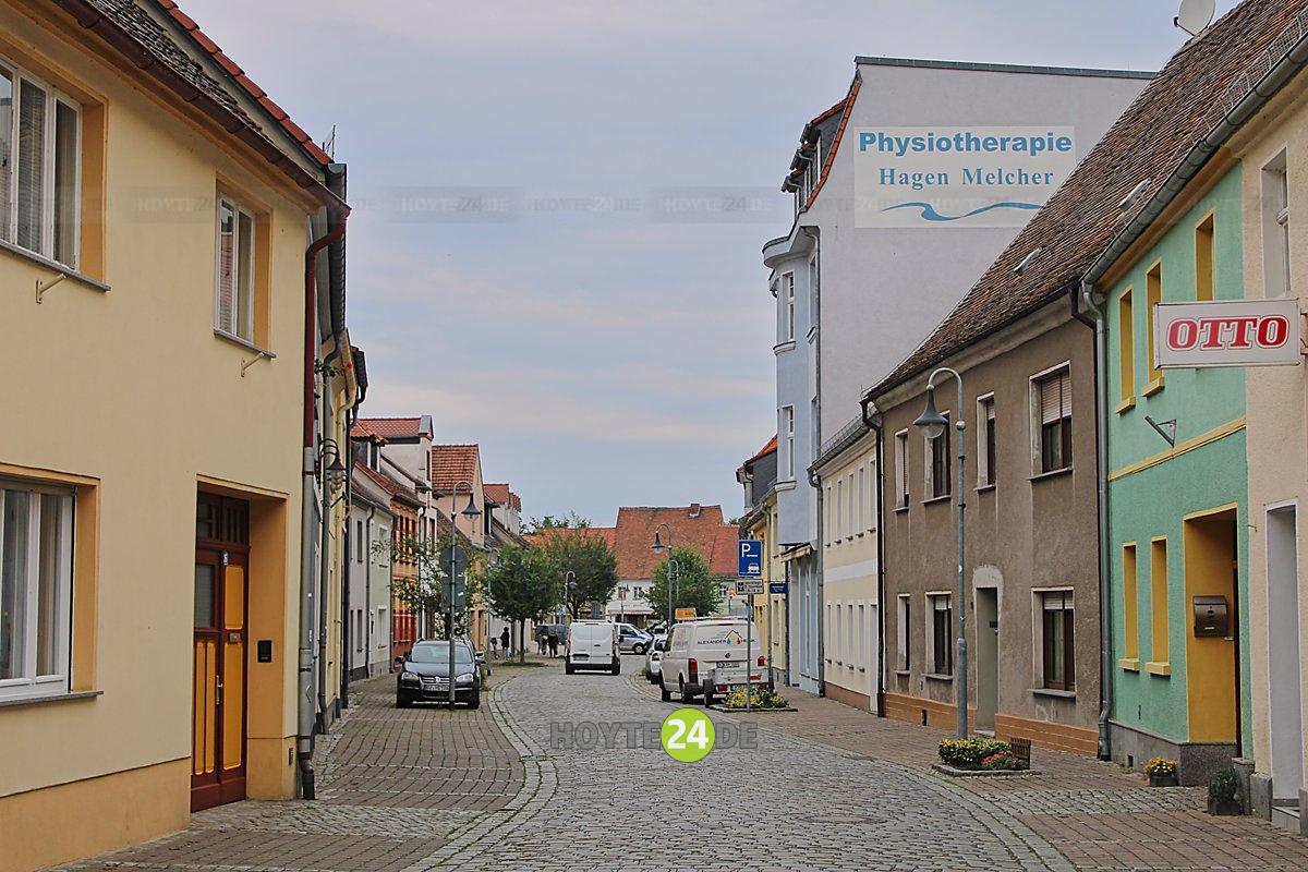Man sieht eine Stadtansicht von Wittichenau.