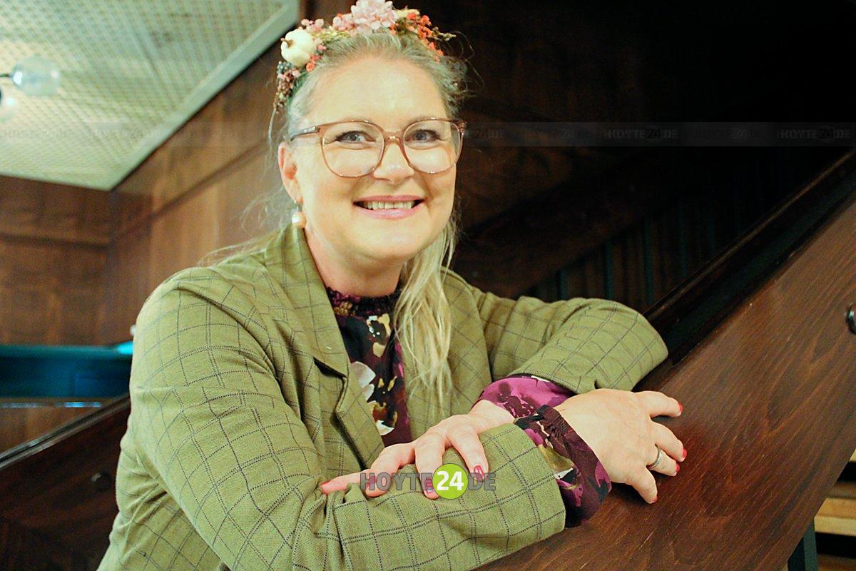 Man sieht Diana Fritzsche-Grimmig in der Lausitzhalle.