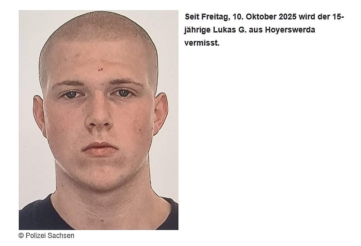 Man sieht ein Foto des Jugendlichen