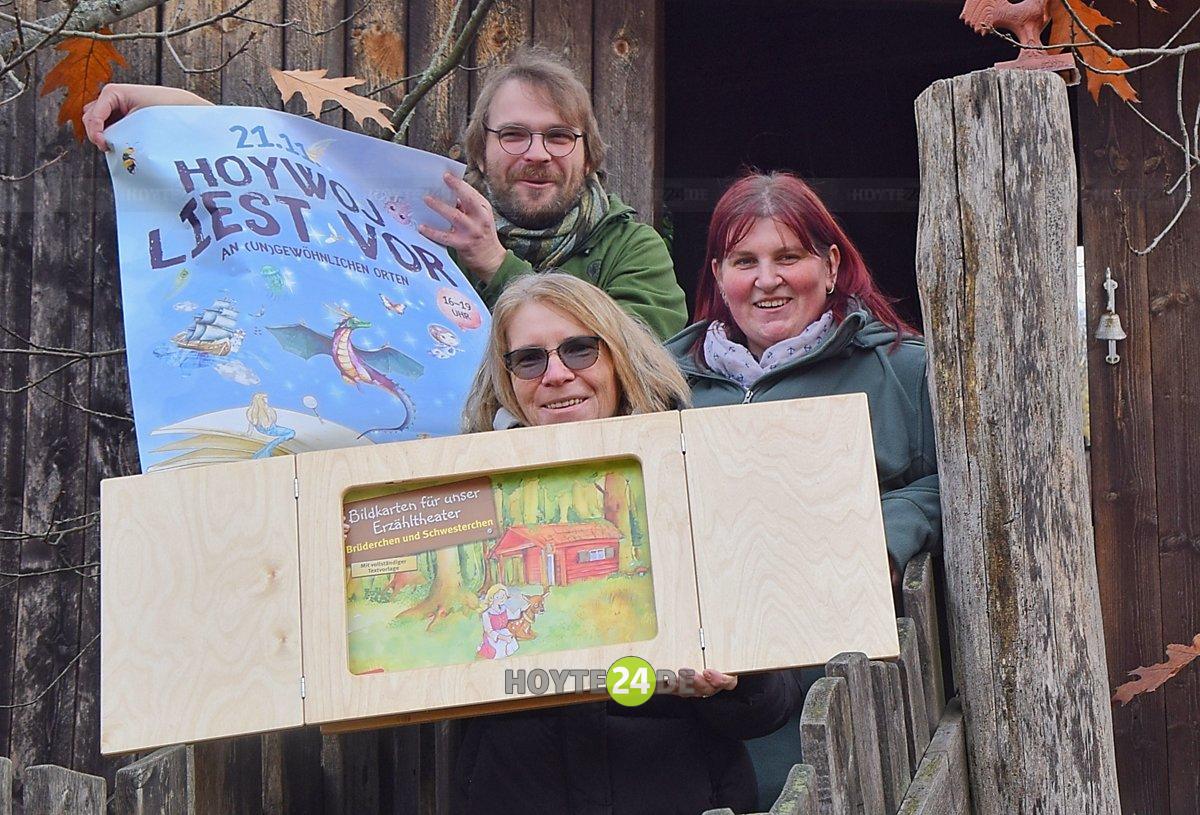 Man sieht Christian Völker-Kieschnick, Rosana Aurich und Sandy Geisendorf.
