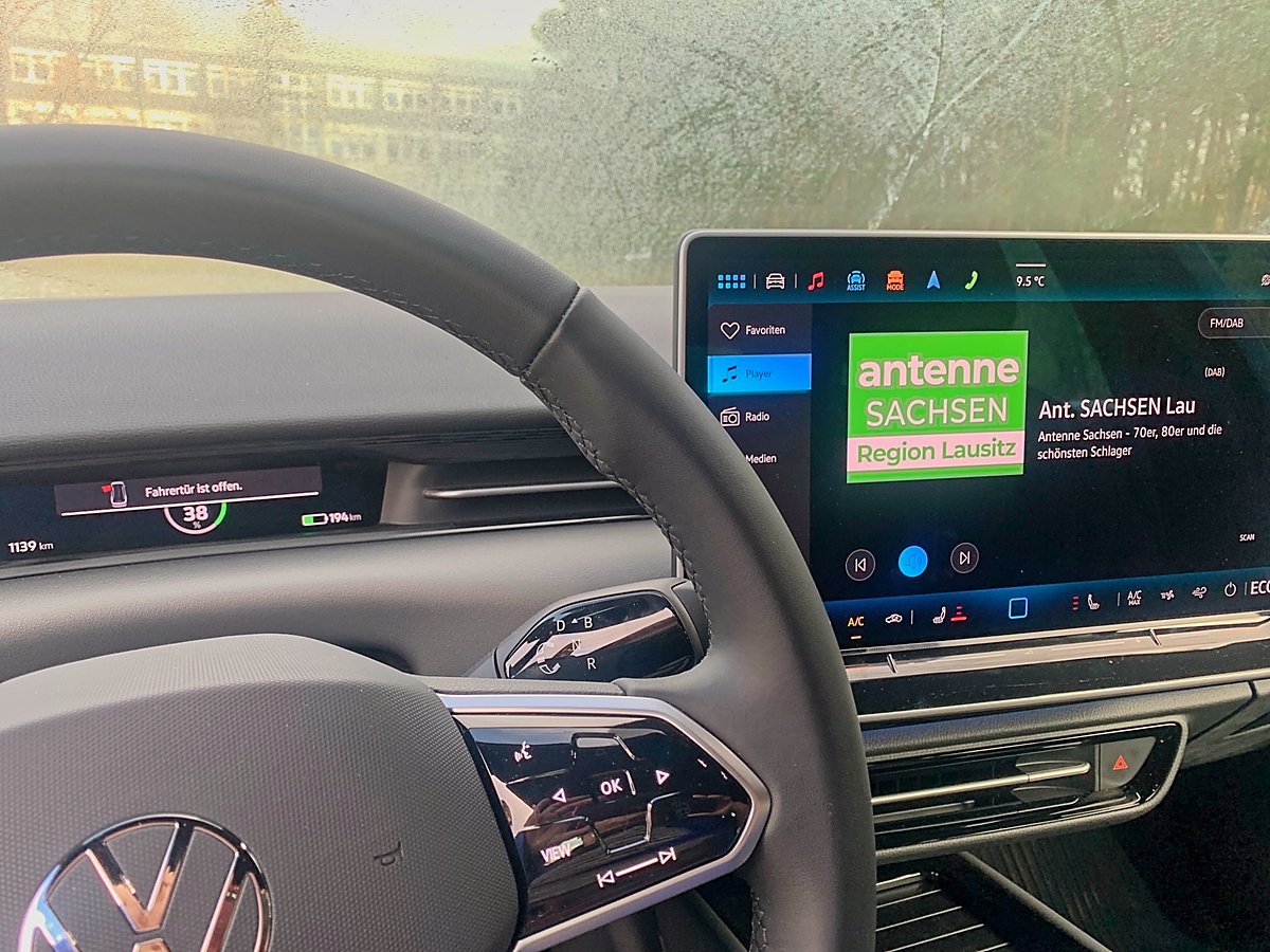 Ein Blick aufs Cockpit.