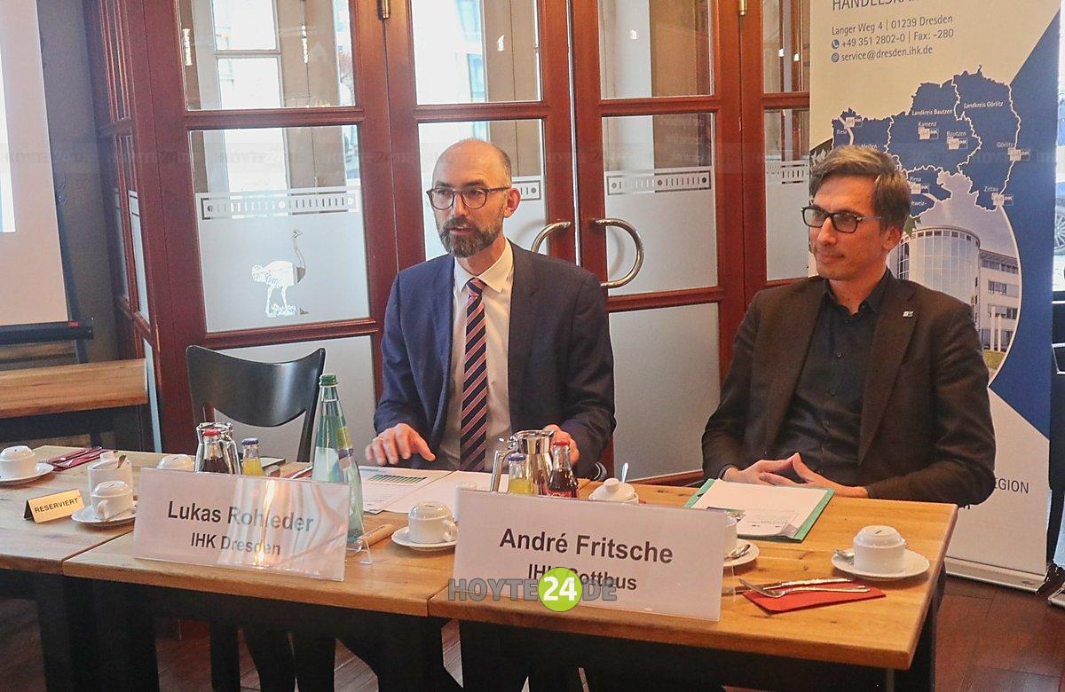 Man sieht Lukas Rohleder und André Fritsche.