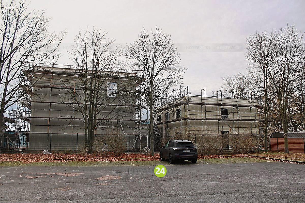 Man sieht die Baustelle des Neustadt-Forums.