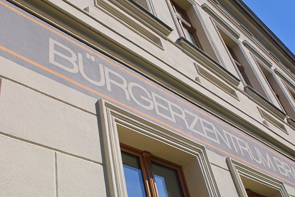 Ein Bild des Bürgerzentrums.