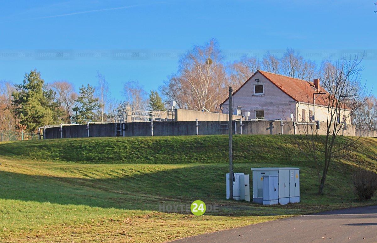 Man sieht das Klärwerk Wittichenau.