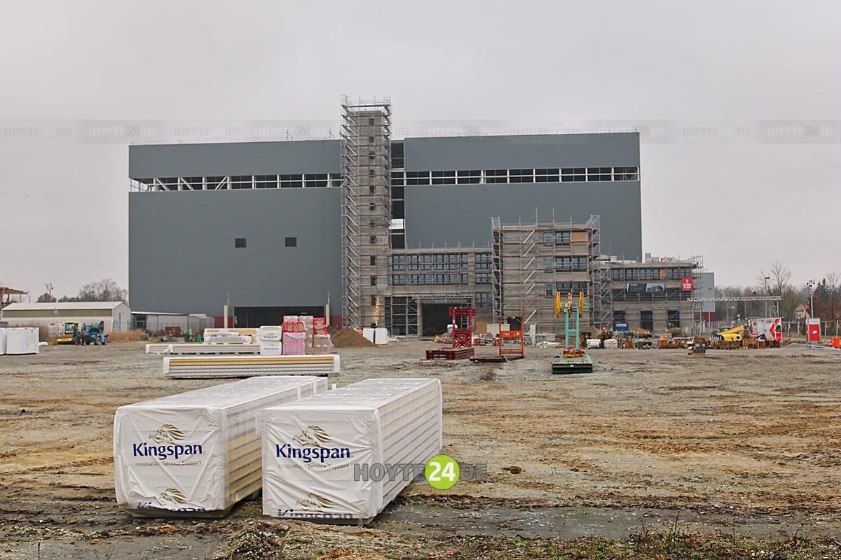 Man sieht das im Entstehen begriffene Smart Mobility Lab.